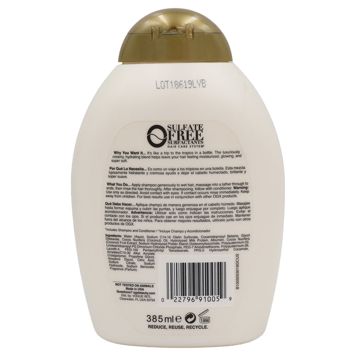 Ogx Coconut Milk Shampoo, 13 Oz.