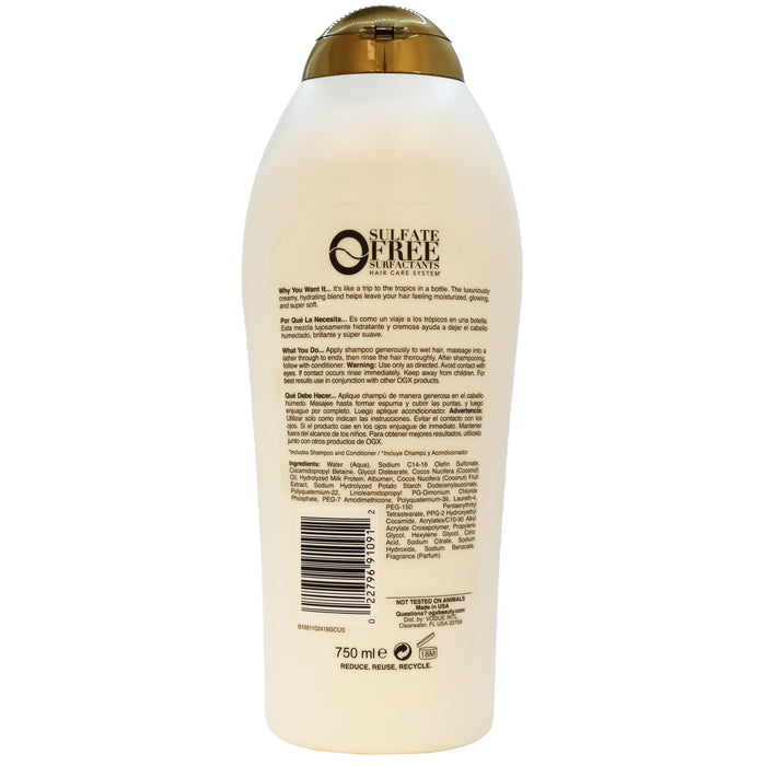 Ogx Coconut Milk Shampoo 25.4 Oz.