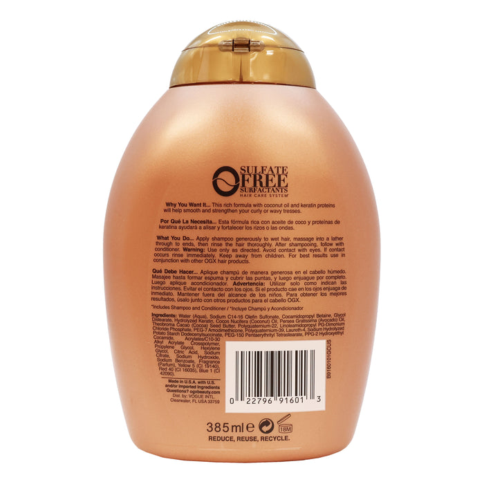 Ogx Brazilian Keratin Therapy Shampoo, 13 Oz.