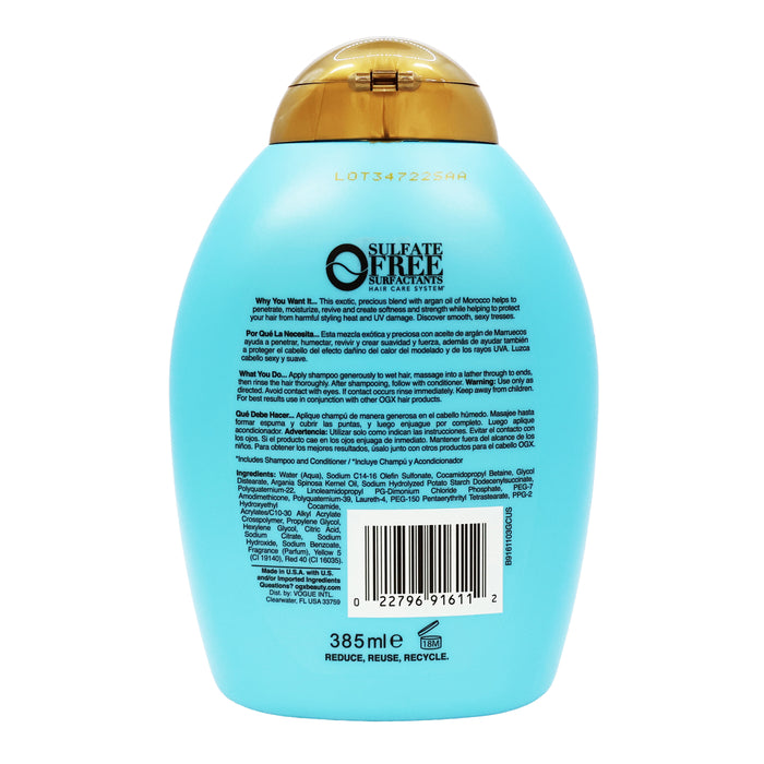 Ogx Argan Oil Of Morocco Shampoo 13 Oz.