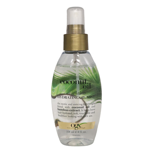 Ogx Coconut Oil Hydrating Oil Mist, 4 Oz.