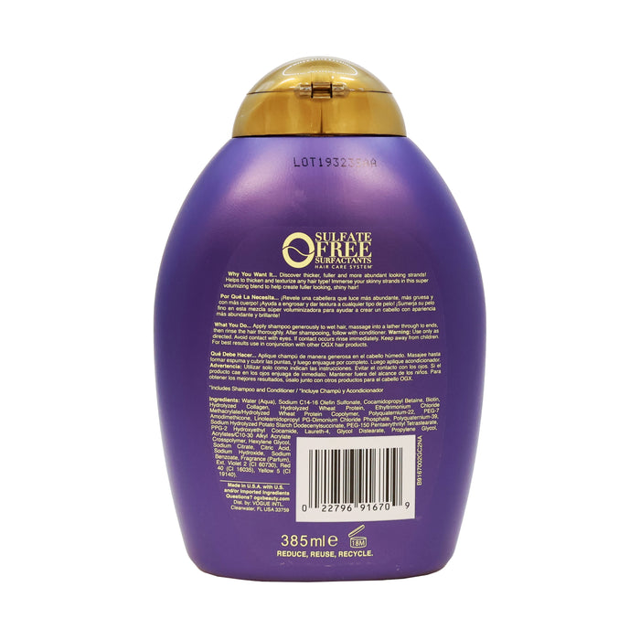 Ogx Biotin and Collagen Shampoo 13 Oz.