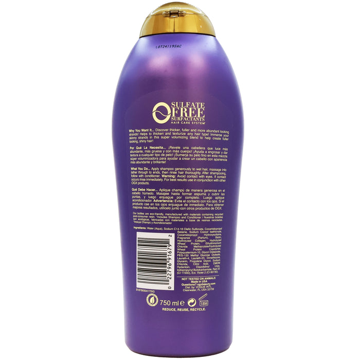 Ogx Biotin and Collagen Shampoo 25.4 Oz.