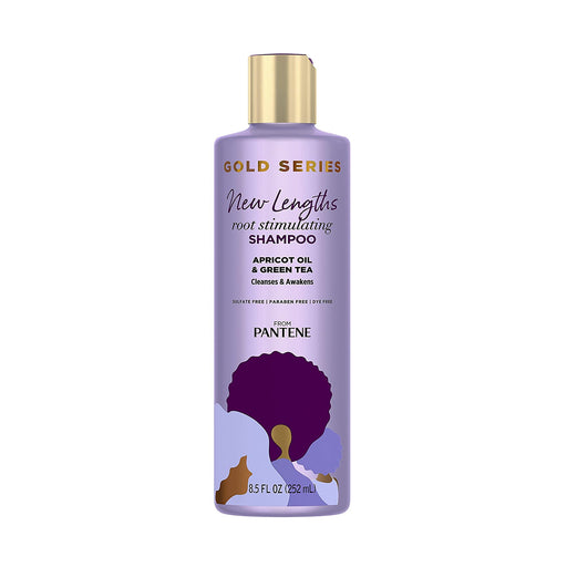 Pantene Gold Series New Lengths Root Stimulating Shampoo 8.5 Oz.
