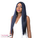 Synthetic 4" Deep Center Parting Lace Wig Paulonia,Att Dark Blue