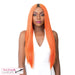 Synthetic 4" Deep Center Parting Lace Wig Paulonia,Att Orange
