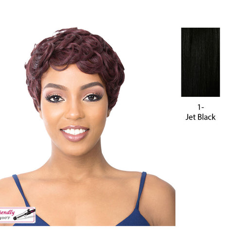 Synthetic Wig - Pin Curl 201,Black