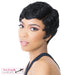 Synthetic Full Wig Pin Curl 202,Black