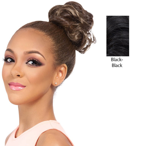 Synthetic Ponytail Fluffy Curly,Black