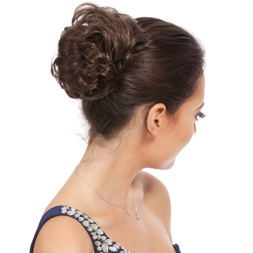 Synthetic Ponytail Fluffy Curly,Dark Brown