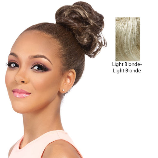 Synthetic Ponytail Fluffy Curly,Light Blonde