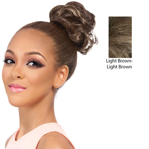 Synthetic Ponytail Fluffy Curly,Light Brown