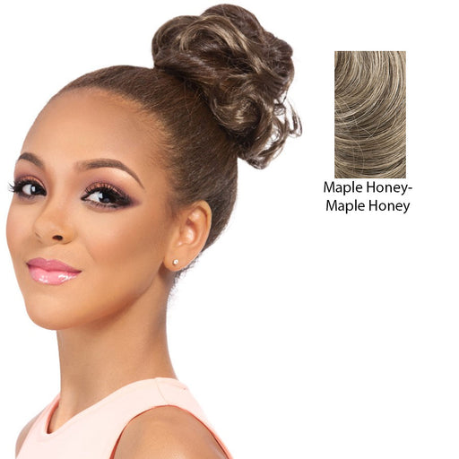 Synthetic Ponytail Fluffy Curly,Maple Honey