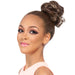 Synthetic Ponytail Fluffy Curly,Medium Brown