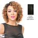 100% Brazilian Human Hair Part S Lace Front Wig Catria,Off Black Base With Light Auburn Highlights