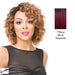 100% Brazilian Human Hair Part S Lace Front Wig Catria,Black Roots With Burgundy