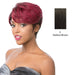 100 Brazilian Human Hair Part S Lace Front Wig Edgy,Darkest Brown