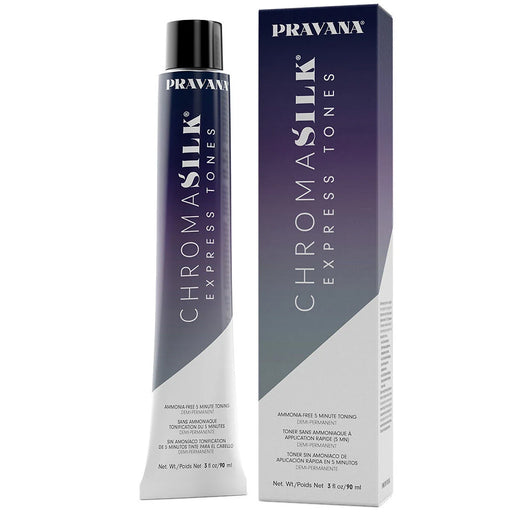 Pravana ChromaSilk Express Tone Hair Color,Smokey Silver, 3oz