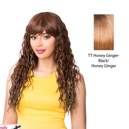 Iron Friendly Quality Wig 2020 Q Ariel,Tt Honey Ginger