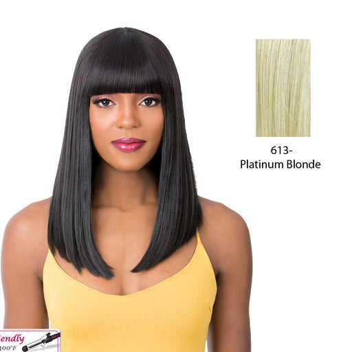 Synthetic Wig - Q Atlanta,Platinum Blonde