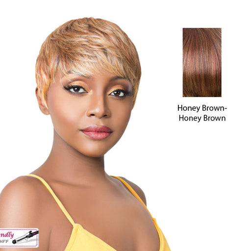 Quality 2020 Synthetic Wig - Q Cupid,Honey Brown