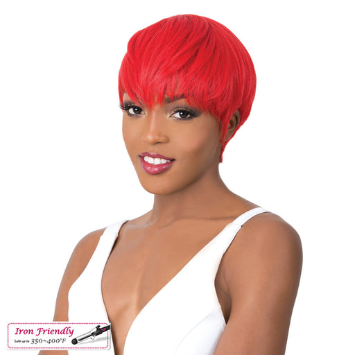 Iron Friendly Quality Wig 2020 Q Kai,Fire Red