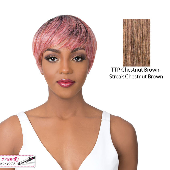 Iron Friendly Quality Wig 2020 Q Kai,Ttp Chestnut Brown