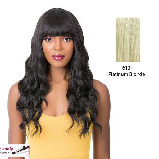 Iron Friendly Quality Wig 2020 Q Mariella,Platinum Blonde
