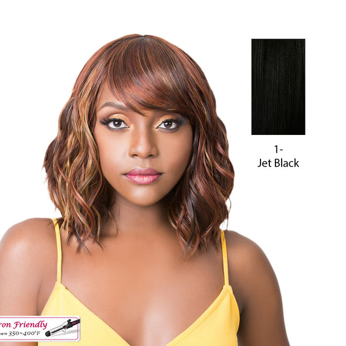 Quality Synthetic Wig Q Nory,Black