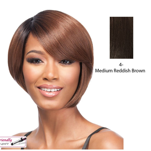 Synthetic Quality Full Wig Short - Q-Cello,Dark Brown