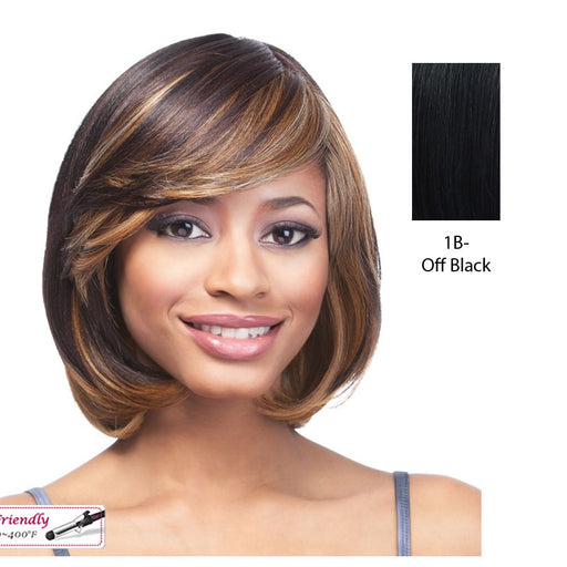 Futura Synthetic Quality Full Wig - Q-Cinnamon,Off Black