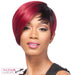 Synthetic Hair Wig Q Cristine,Black Roots With Burgundy