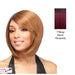 Futura Friendly Wig - Q Elis,Black Roots With Burgundy
