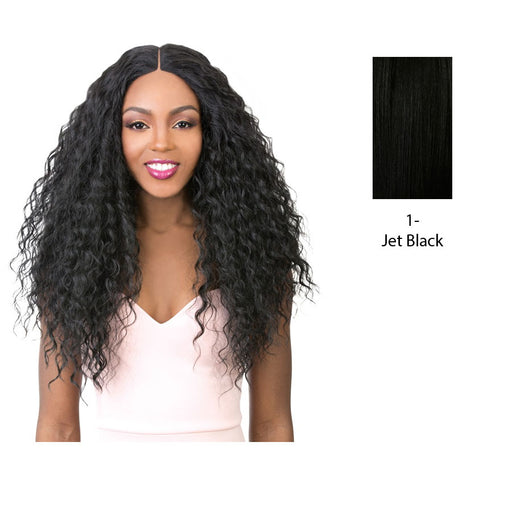 Vixen X 100% Human Hair Premium Mix Full Lace Wig Vixen X Neo French Wave,Black