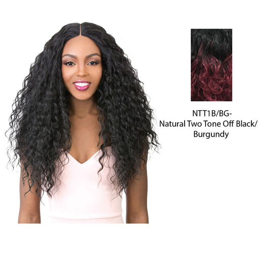 Vixen X 100% Human Hair Premium Mix Full Lace Wig Vixen X Neo French Wave,Ntt1B/Bg