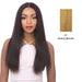 Vixen X 100% Human Hair Premium Mix Full Lace Wig Vixen X Yaki Straight,Strawberry Blonde