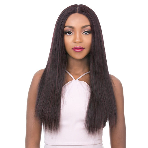 Vixen X 100% Human Hair Premium Mix Full Lace Wig Vixen X Yaki Straight,950
