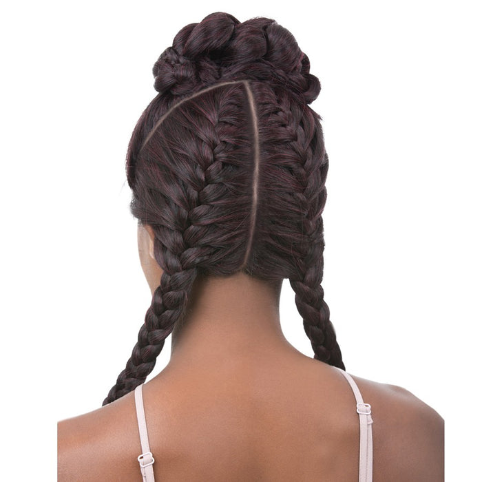 Vixen X 100% Human Hair Premium Mix Full Lace Wig Vixen X Yaki Straight,950