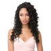 100% Human Hair Blend With Vixen Y Three Way Lace Part Ripple Wave - Vixen Y Ripple Wave,Off Black Base With Light Auburn Highlights
