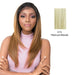 Vixen Y 100% Human Hair Premium Mix Full Lace Wig Vixen Y Yaki Straight,Platinum Blonde