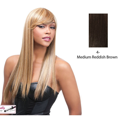 Quality Synthetic Wig - Q Kimberly,Dark Brown