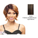 Synthetic Quality Wigs - Q Nana,Medium Brown Base With Light Auburn Highlights