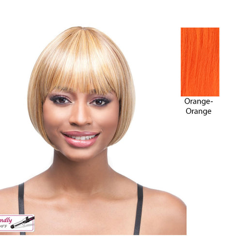 Nancy Synthetic Wig,Orange