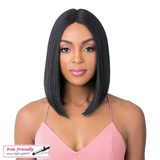Alexis Heat Friendly Synthetic Wig,Off Black