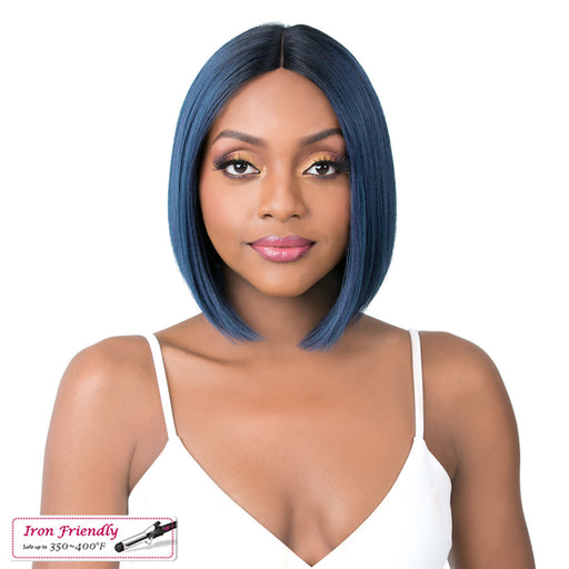 Becky Heat Friendly Synthetic Wig,Fusian Blue