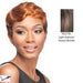 Piettra Synthetic Wig,Medium Auburn Blended With With Strawberry Blonde