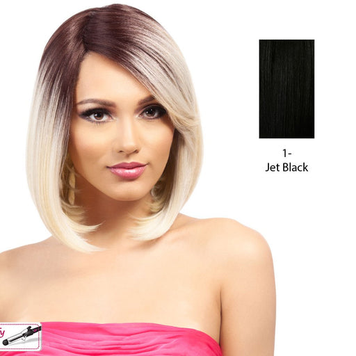 Remi Touch Qp Nadine Heat Friendly Synthetic Wig,Black