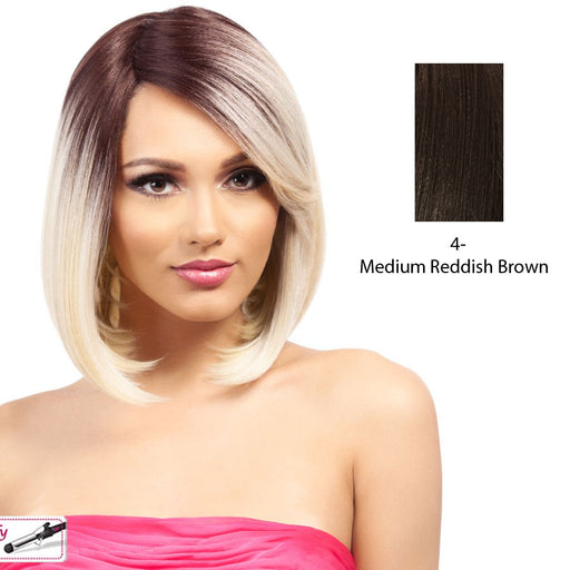 Remi Touch Qp Nadine Heat Friendly Synthetic Wig,Dark Brown
