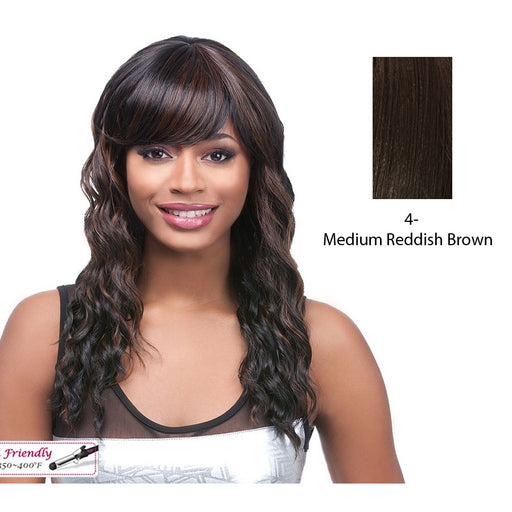 Rita Synthetic Wig,Dark Brown