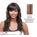Rita Synthetic Wig,Two Tone Frost Blende Of Deep Golden Brown And Golden Blonde With Medium Brown Bottom